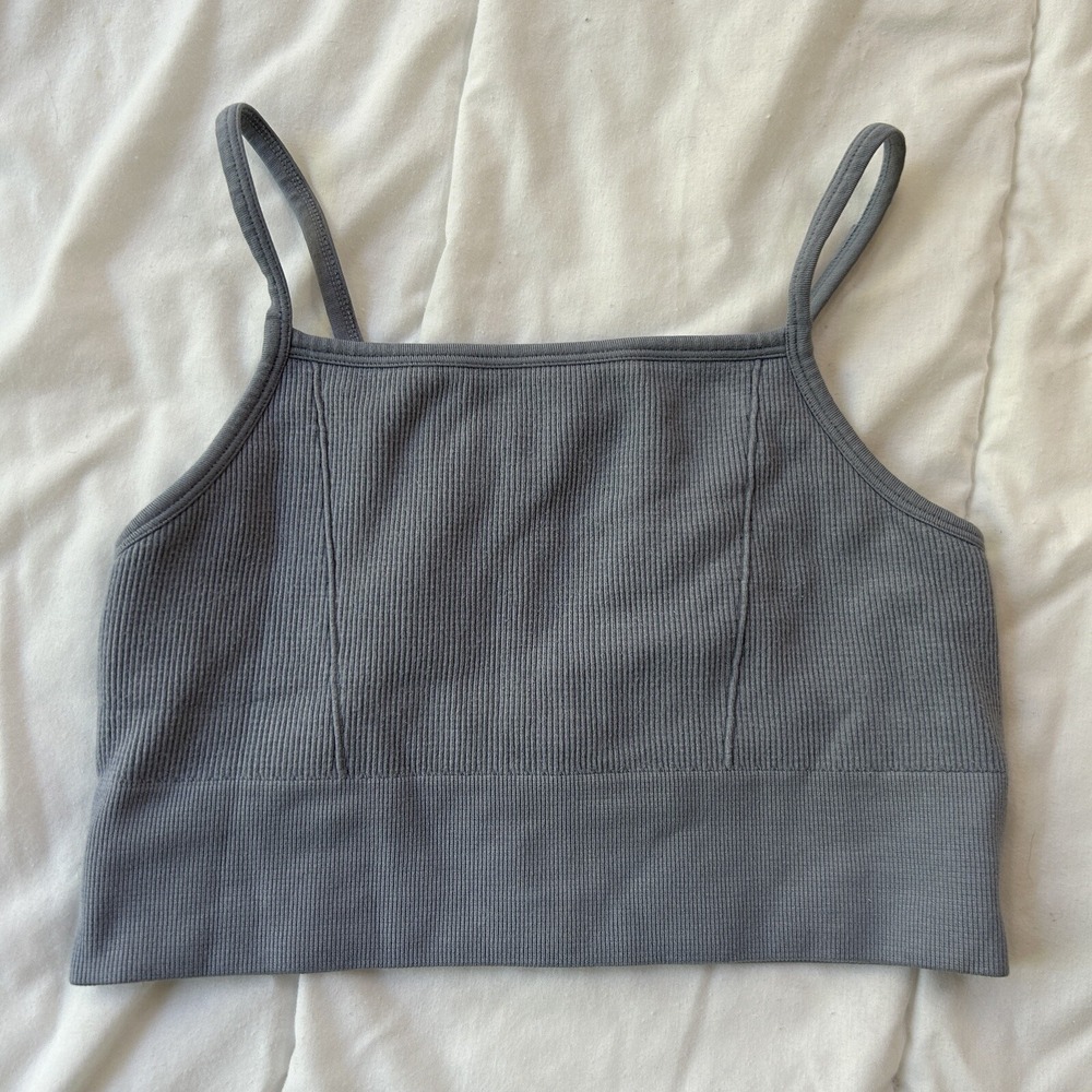 New $39 FABLETICS Kinsley Cloudrib Seamless Claypen Bralette Sports Bra Womens S